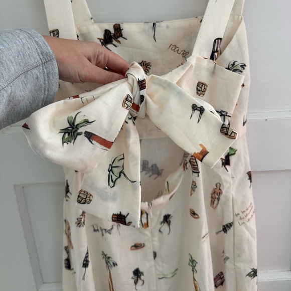 NWT Commense Linen blend vacation dress - Picture 5 of 7